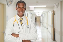 Portrait of African American Doctor