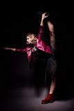Portrait of beautiful fit young ballerina girl in black casual and ballet clothes stock photography Portrait of beautiful fit young ballerina girl in black casual and ballet clothes stock photography