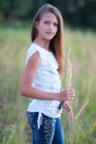 Portrait of a beautiful girl posing outdoors royalty free stock photo Portrait of a beautiful girl posing outdoors royalty free stock photo