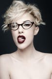 Portrait of a beautiful woman with clean skin stock photography Portrait of a beautiful woman with clean skin stock photography