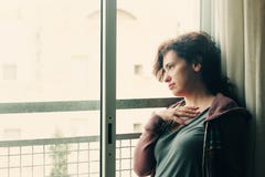 Portrait of beautiful 35 years old woman stock photography Portrait of beautiful 35 years old woman stock photography