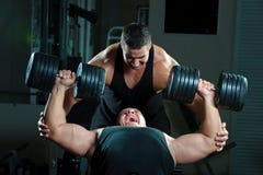Portrait of bodybuilders stock photo Portrait of bodybuilders stock photo