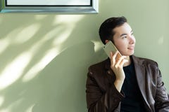 Portrait charming handsome successful businessman: Attractive ha stock image Portrait charming handsome successful businessman: Attractive ha stock image