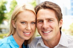 Portrait couple outdoors Stock Photos Portrait couple outdoors Stock Photos