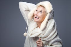 Portrait de dame blonde attirante Photos libres de droits Portrait de dame blonde attirante Photos libres de droits