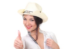 portrait de fille dans un chapeau portrait de fille dans un chapeau