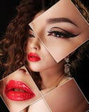 Portrait de la jeune, saine et belle chirurgie plastique de femme, photos libres de droits Portrait de la jeune, saine et belle chirurgie plastique de femme, photos libres de droits