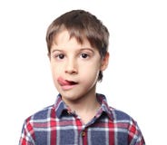 Portrait de petit garçon mignon image stock Portrait de petit garçon mignon image stock