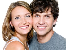 Portrait der jungen schönen Paare lizenzfreie stockbilder Portrait der jungen schönen Paare lizenzfreie stockbilder