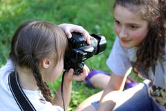 Portrait des filles photographie stock Portrait des filles photographie stock