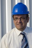 Portrait eines industriellen Feldmessers lizenzfreie stockfotos Portrait eines industriellen Feldmessers lizenzfreie stockfotos