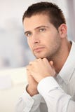 Portrait of goodlooking young man Royalty Free Stock Photos Portrait of goodlooking young man Royalty Free Stock Photos