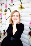 Portrait of a happy smiling beautiful woman. stock images Portrait of a happy smiling beautiful woman. stock images