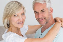 Portrait of a loving mature couple stock image Portrait of a loving mature couple stock image