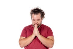 Portrait of a man thought and folded his arms in the face. Isolated stock images Portrait of a man thought and folded his arms in the face. Isolated stock images