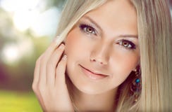 Portrait Of A Beautiful Young Woman Portrait Of A Beautiful Young Woman