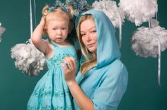 Portrait Of Mother And Daughter Stock Images Portrait Of Mother And Daughter Stock Images