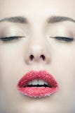 Portrait Of Sexual Beautiful Blonde With Lips Royalty Free Stock Photo Portrait Of Sexual Beautiful Blonde With Lips Royalty Free Stock Photo