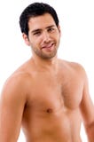 Portrait Of Shirtless Male Stock Photography