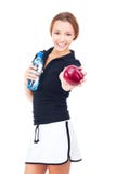 Portrait Of Young Fitness Woman Royalty Free Stock Photography