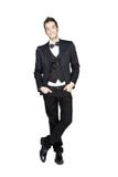 Portrait Of Young Stylish Man In Tuxedo Royalty Free Stock Photos