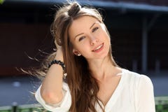 Portrait Of Young Woman Stock Image