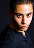 Portrait of one hispanic handsome man royalty free stock photography Portrait of one hispanic handsome man royalty free stock photography