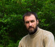 Portrait of a pensive adult male Royalty Free Stock Image Portrait of a pensive adult male Royalty Free Stock Image