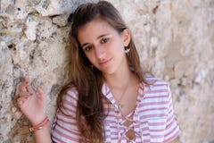 Portrait of a pretty teenage hispanic girl stock photography Portrait of a pretty teenage hispanic girl stock photography