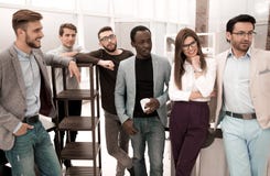 Portrait of a professional business team in the office royalty free stock image Portrait of a professional business team in the office royalty free stock image