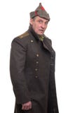 Portrait of Russian military officer royalty free stock image Portrait of Russian military officer royalty free stock image