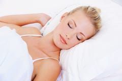 Portrait of sleeping pretty beautiful woman royalty free stock photo Portrait of sleeping pretty beautiful woman royalty free stock photo