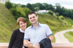 Portrait of two beautiful young lovers Royalty Free Stock Photography Portrait of two beautiful young lovers Royalty Free Stock Photography