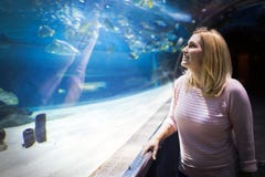 Portrait of women in ocean world stock photo Portrait of women in ocean world stock photo