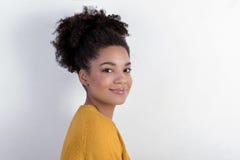 Portrait of a young African American woman royalty free stock images Portrait of a young African American woman royalty free stock images