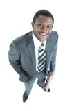 Portrait of young happy smiling business man, Top view. Stock Photography Portrait of young happy smiling business man, Top view. Stock Photography
