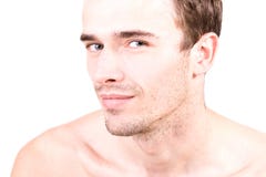 Portraiture, head shot of attractive man, model stock photo Portraiture, head shot of attractive man, model stock photo