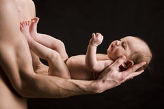Portret van weinig baby stock afbeeldingen Portret van weinig baby stock afbeeldingen