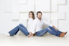 Porträt eines Mannes und der Frau stockbild Porträt eines Mannes und der Frau stockbild