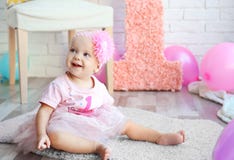 Porträt von einem jährigen Baby stockfotografie Porträt von einem jährigen Baby stockfotografie