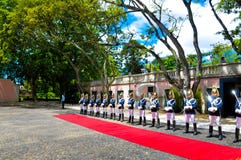 Portugal Presidential Honour Guard, Soldiers with Metal Blades, Armed Defence