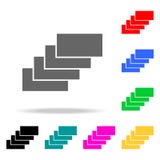 Pose l'icône de Web Éléments dans les icônes colorées multi pour les apps mobiles de concept et de Web Icônes pour la conception illustration stock Pose l'icône de Web Éléments dans les icônes colorées multi pour les apps mobiles de concept et de Web Icônes pour la conception illustration stock