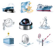 Positionnement de graphisme de transport maritime de vecteur illustration stock Positionnement de graphisme de transport maritime de vecteur illustration stock
