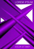 Poster, flyer, leaflet or cover template, violet abstract 3d shapes on white backgroud, headline sample text, trendy royalty free illustration Poster, flyer, leaflet or cover template, violet abstract 3d shapes on white backgroud, headline sample text, trendy royalty free illustration