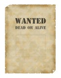 Poster Wanted dead or alive