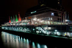 Posto alla notte, Vancouver del Canada Fotografia Stock Libera da Diritti Posto alla notte, Vancouver del Canada Fotografia Stock Libera da Diritti