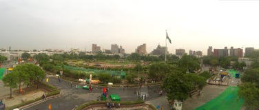Posto di Connaught, Nuova Delhi - vista panoramica Fotografia Stock Posto di Connaught, Nuova Delhi - vista panoramica Fotografia Stock