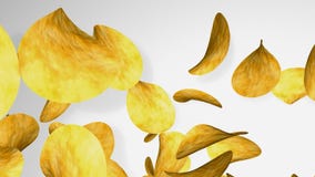 Potato chips, snack animation