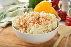 Potato salad stock image Potato salad stock image