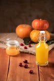 Potiron frais de jus de confiture images libres de droits Potiron frais de jus de confiture images libres de droits